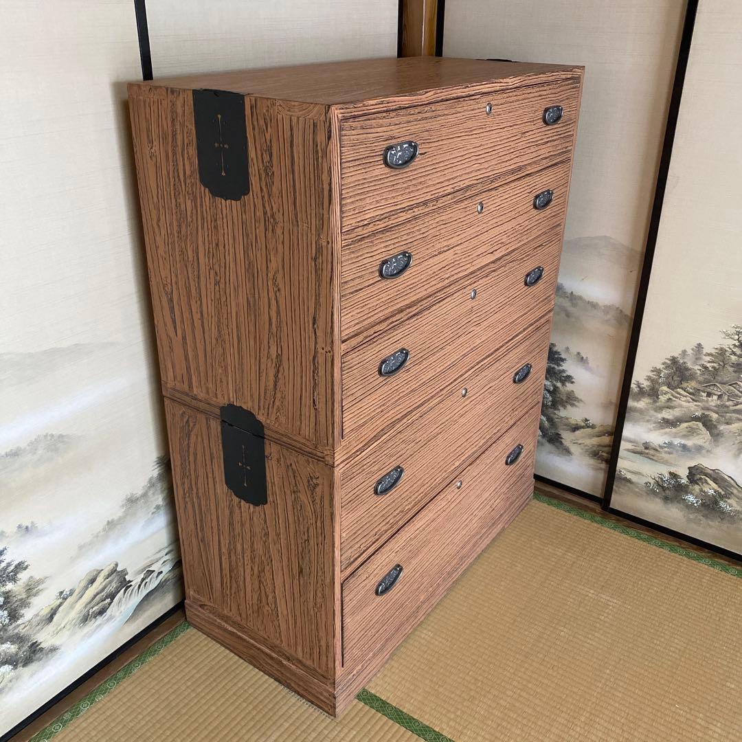 【16日まで限定お値下げ】箪笥 婚礼箪笥 古道具 桐 収納家具 インテリア ①