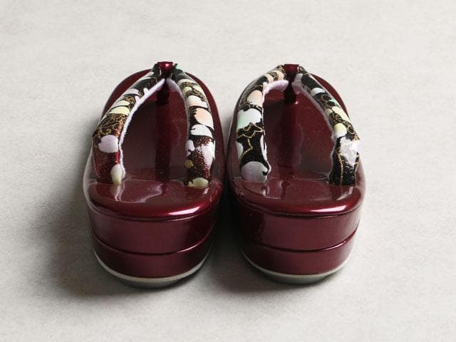 【新品】振袖用 草履バッグセット 24.5cm 小花柄 00840N