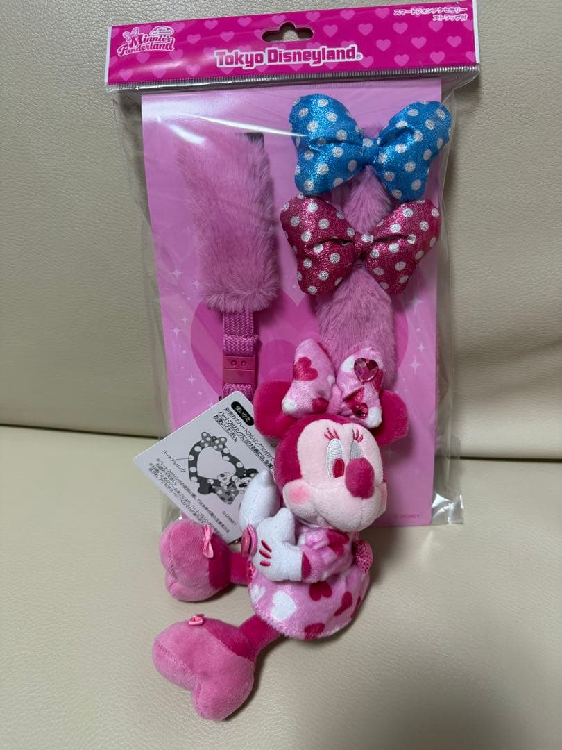 スマートフォンアクセサリー　ぬいぐるみチャーム　ミニー　パルパルーザ