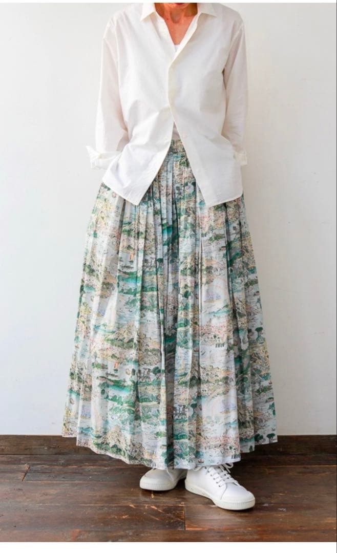 YAECA ヤエカ リバティ柄タックキュロット STORY 