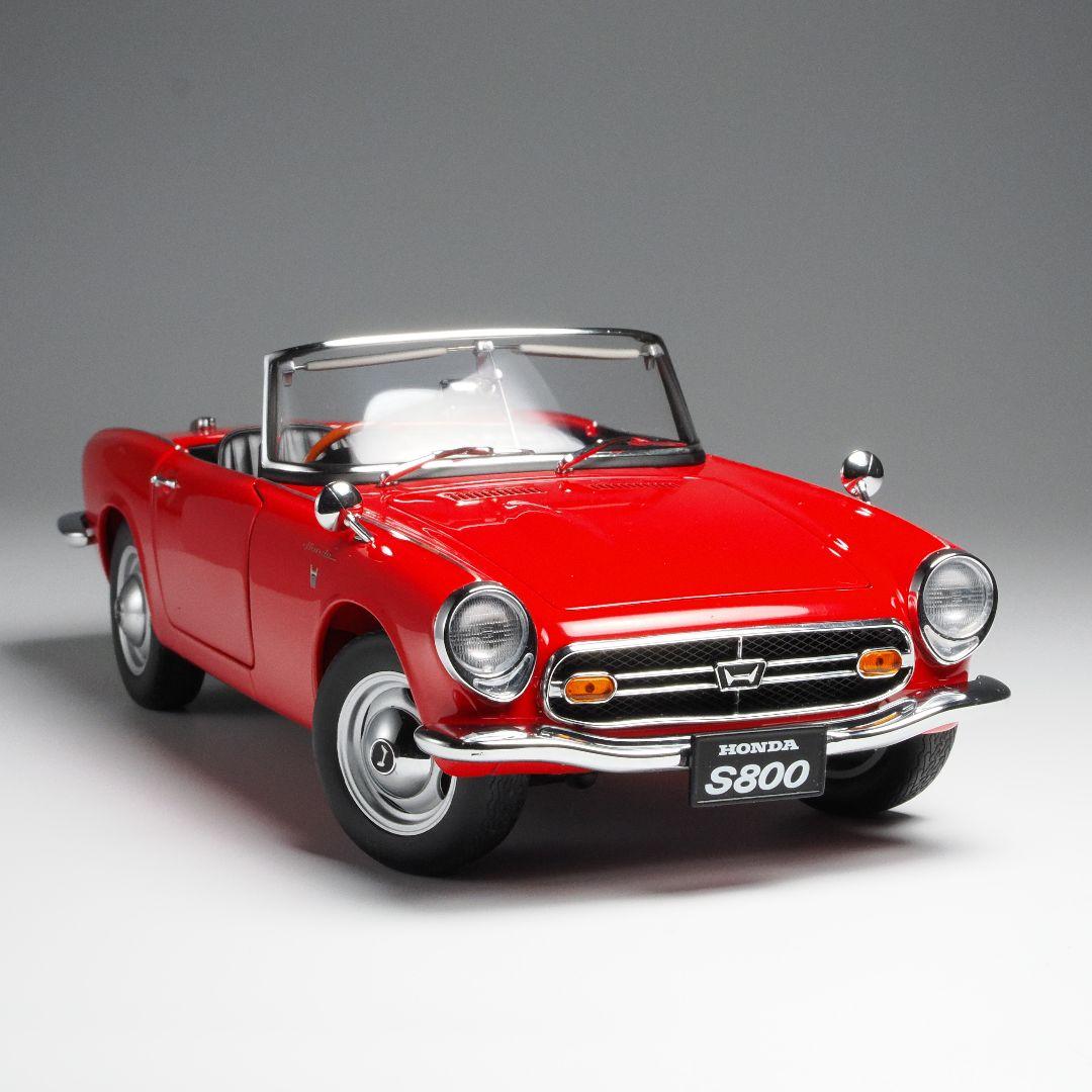 オートアート 1/18 ホンダ S800 レッド
