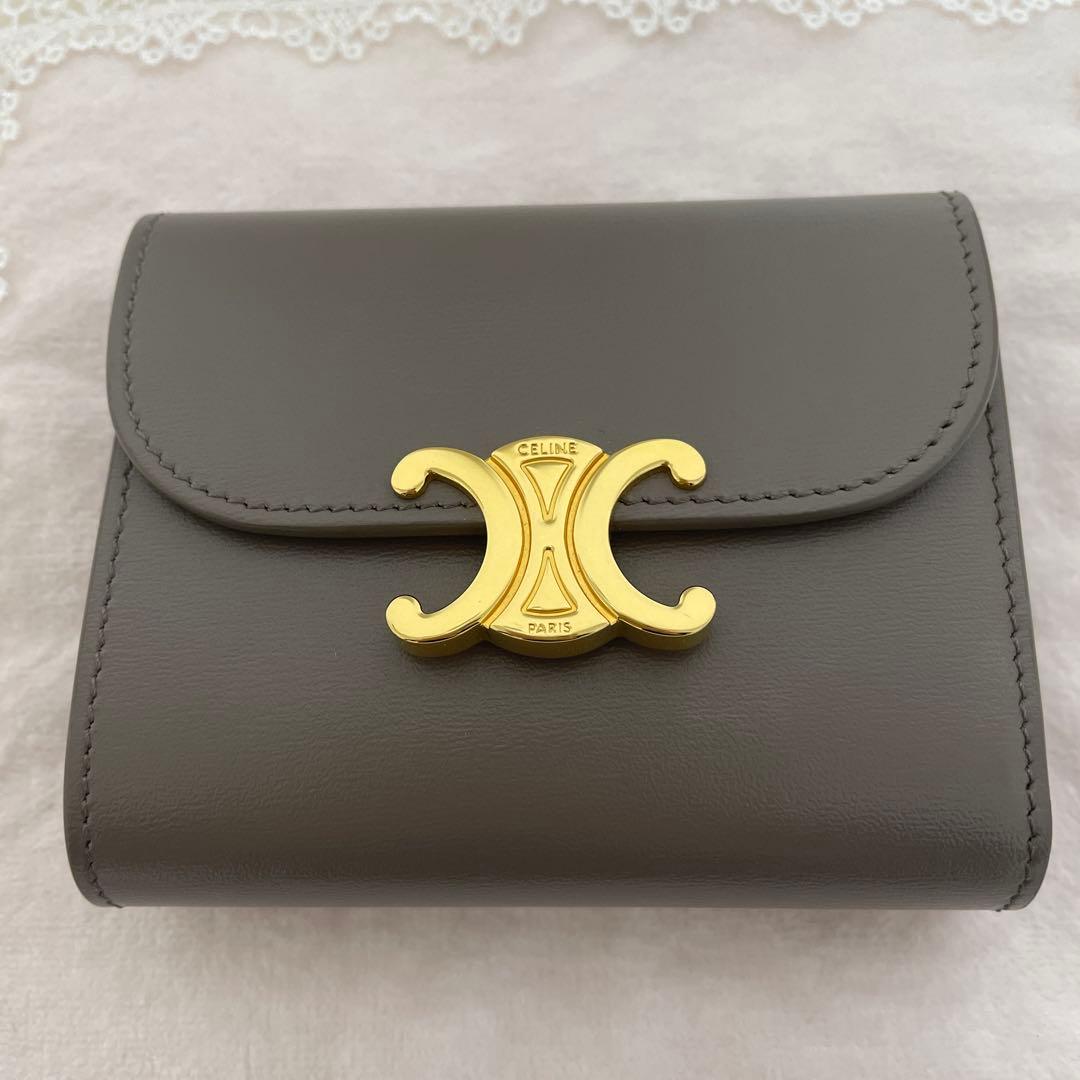 専用　セリーヌ スモール フラップウォレット トリオンフ 財布 三つ折り