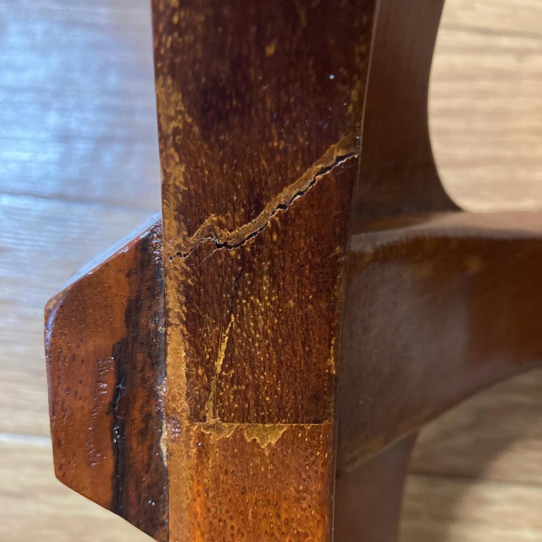 螺鈿細工 丸型座卓 丸椅子 スツール 腰掛け 中国美術 工芸品