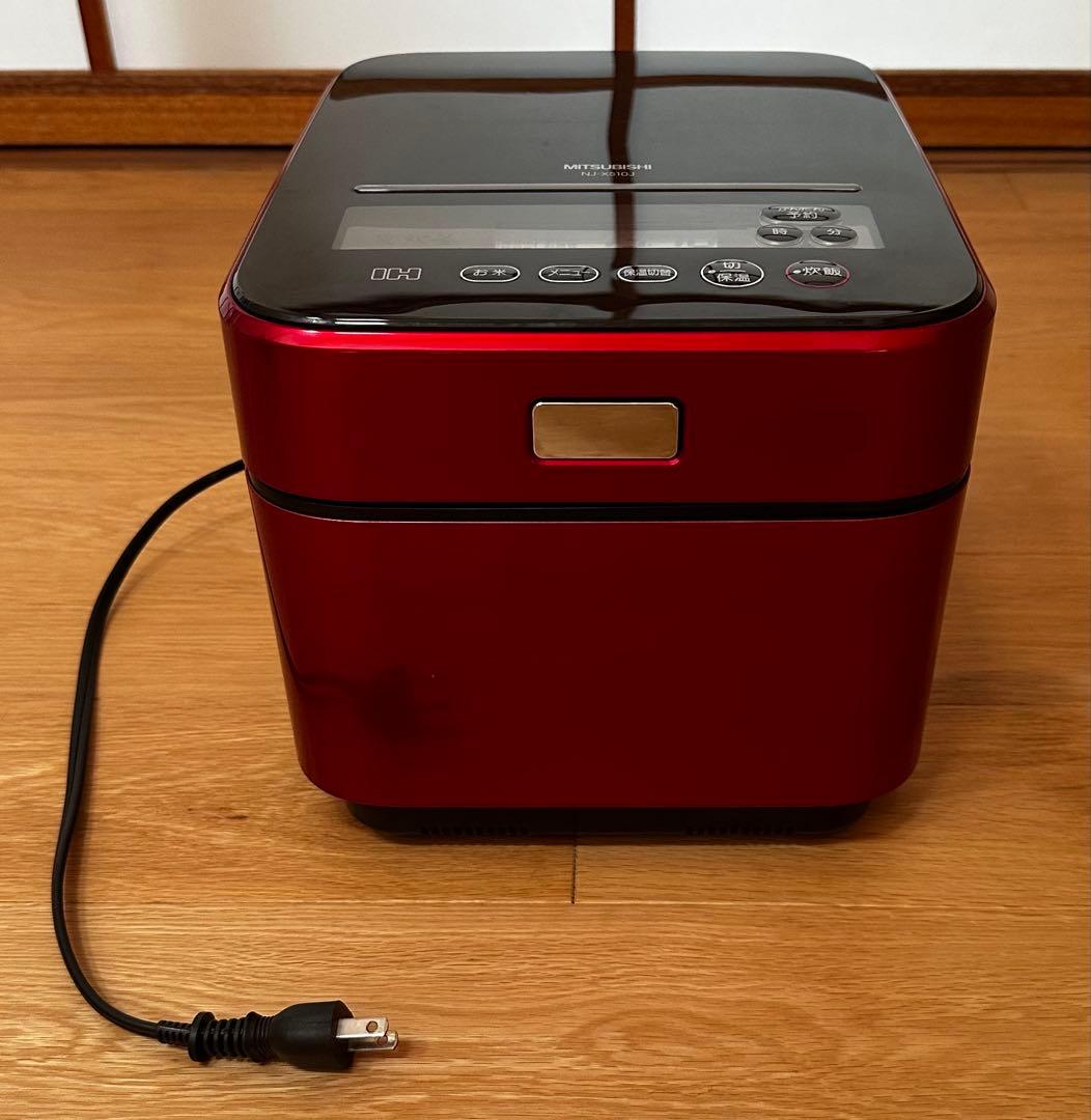 【中古】三菱 IHジャー炊飯器NJ-XS10J「蒸気レスIH」 (5.5合炊き)