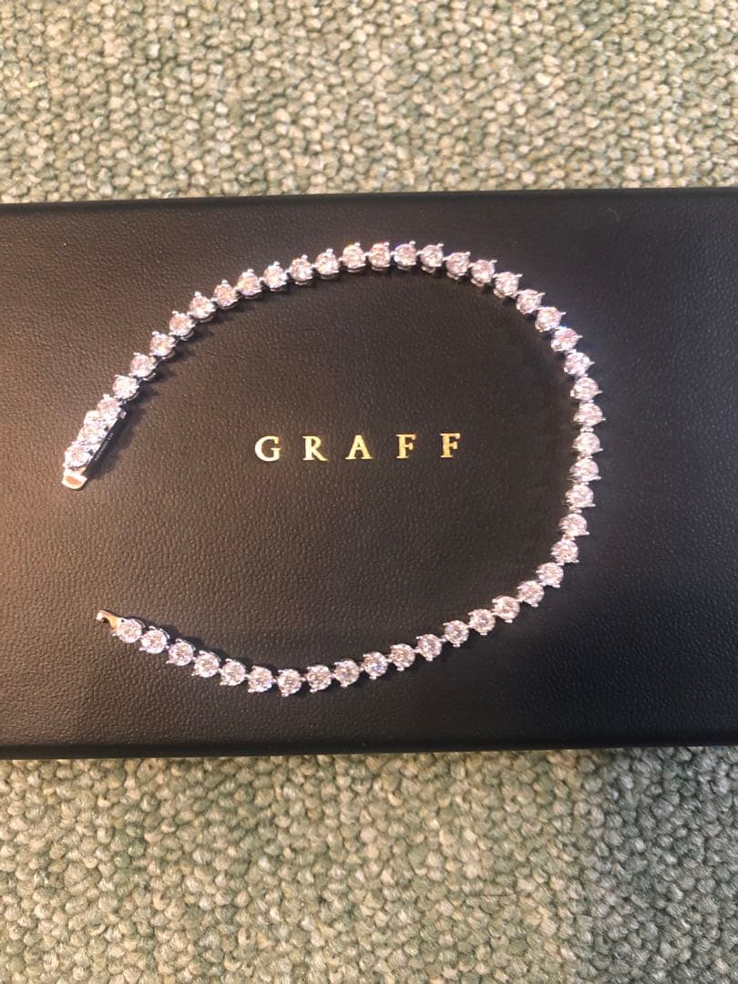 新品未使用✨最高級モアッサナイトテニスブレスレット 15カラット 18cm