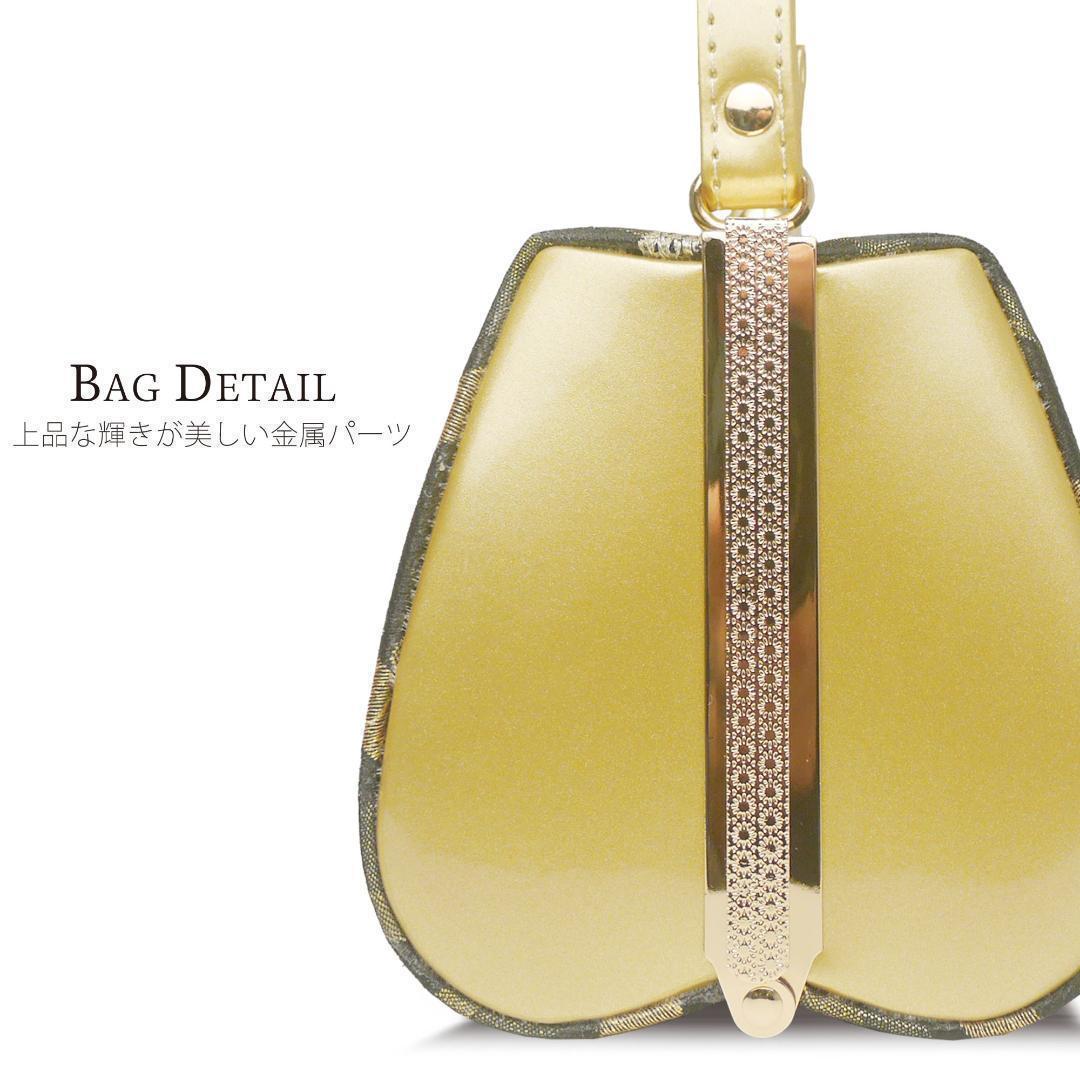 草履 バッグ セット 帯地 3枚芯 ヒール草履 振袖 uzouri52-5