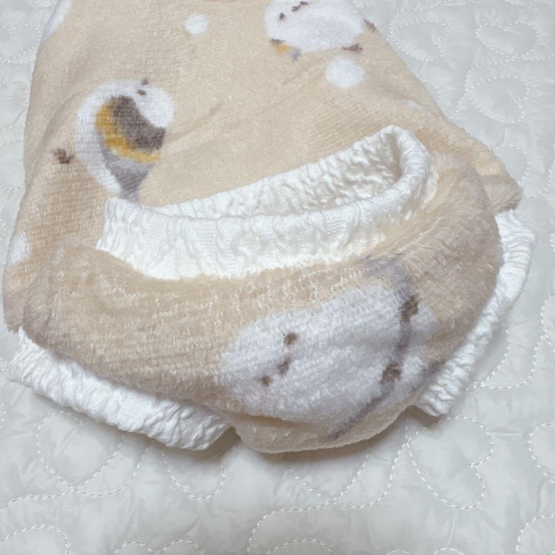 ハンドメイド 犬服 ボア生地 タンクトップ シマエナガ 冬用