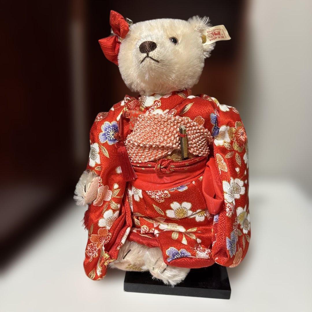 シュタイフ　白タグ　2000 Hatsuhime 鑑定書付き