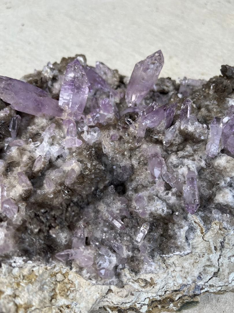 メキシコ ベラクルス州産 ベラクルスアメジスト 母岩付き原石