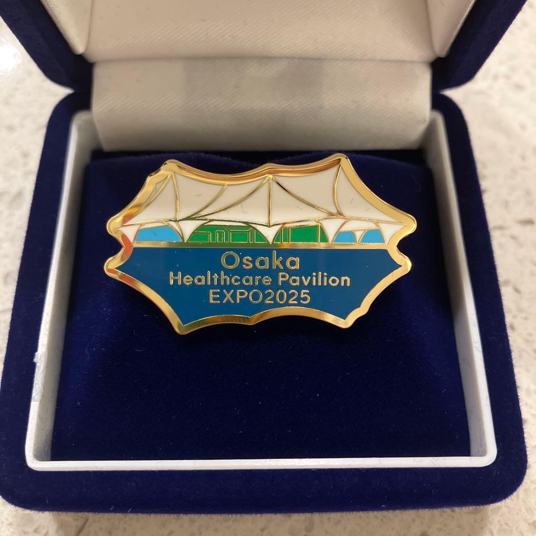 【新品・非売品】大阪・関西万博　大阪ヘルスケアパビリオン　ピンバッジ