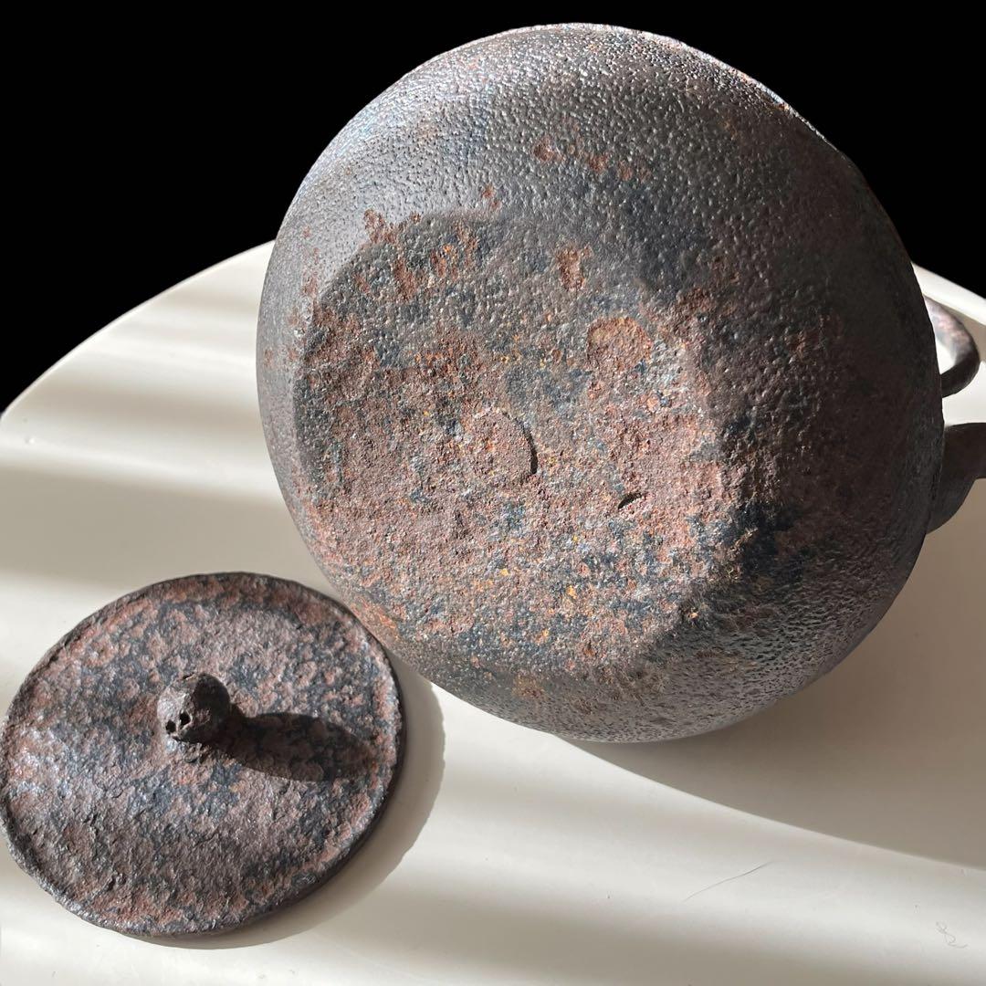 鉄瓶 錆 南部鉄器　天祐堂 茶道具 囲炉裏 炉端 鉄分補給