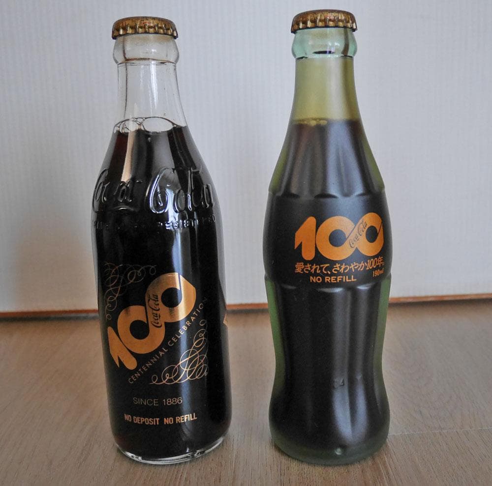 コカ・コーラ 100周年記念　+　2000年限定　ボトル3本セット