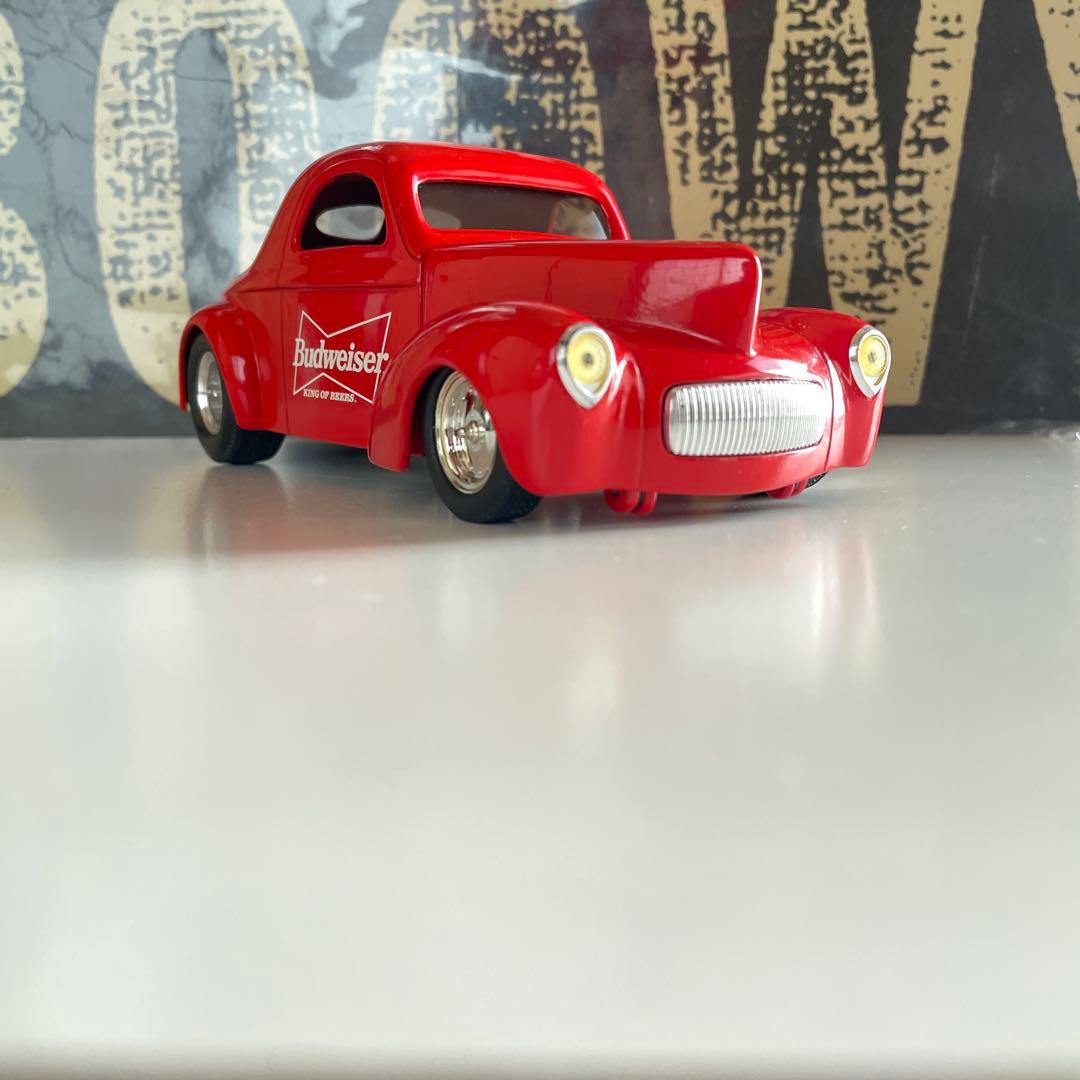 ミニカー Budweiser '41 Willys Street ROD