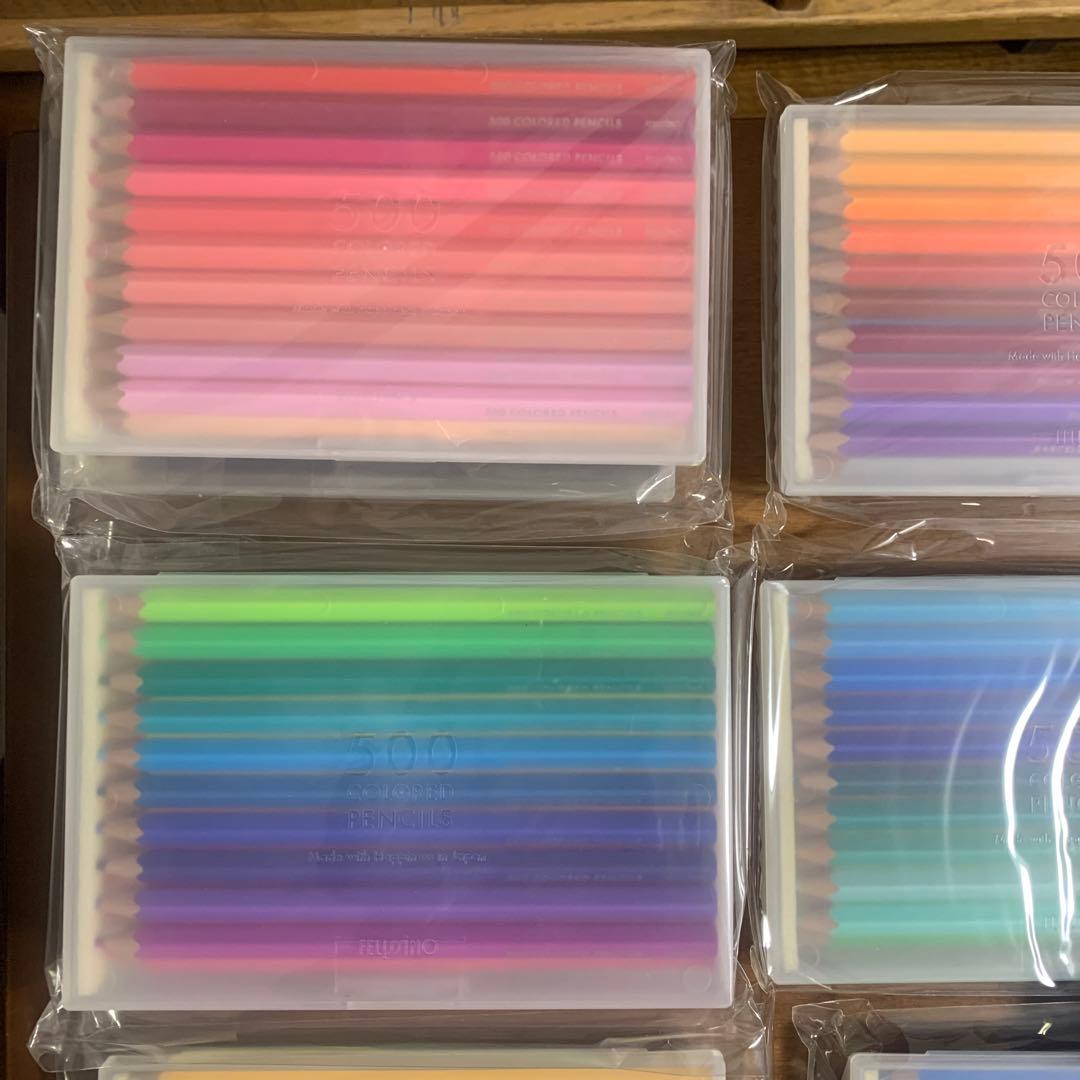 500本 カラフル色鉛筆セット