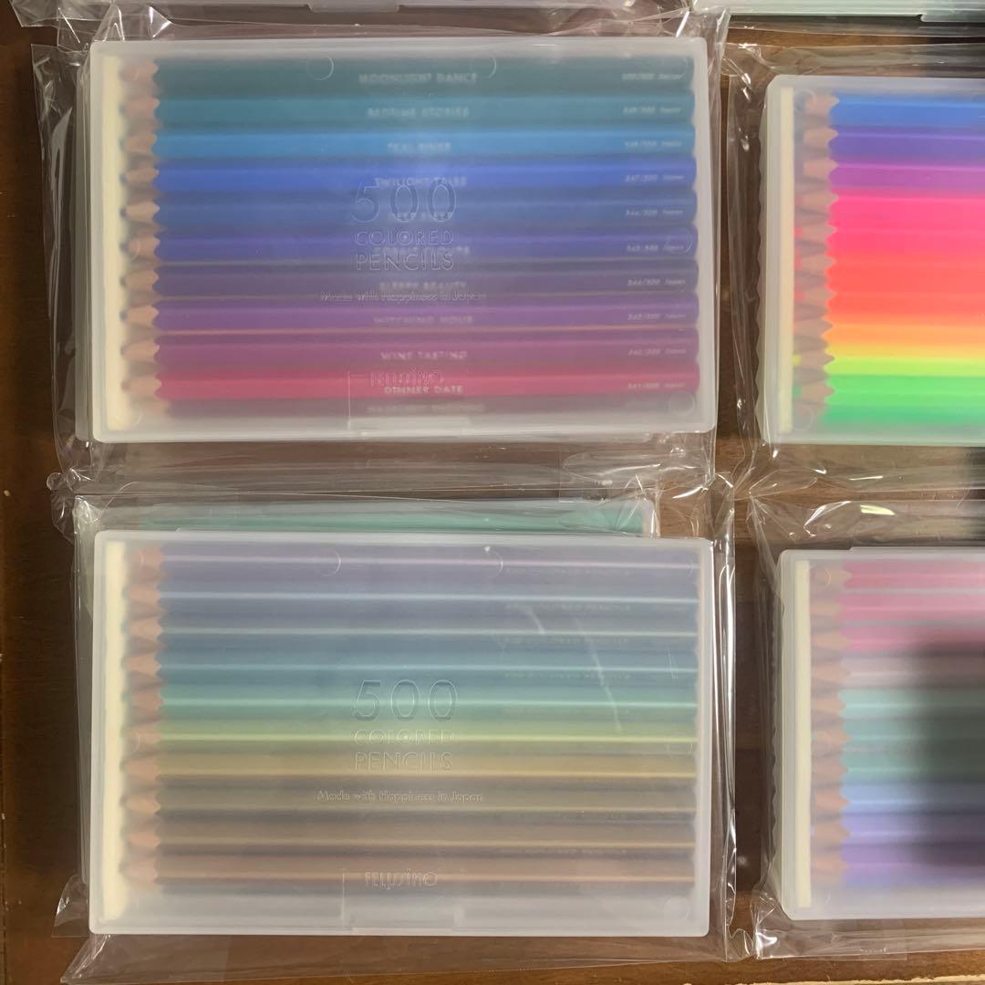 500本 カラフル色鉛筆セット