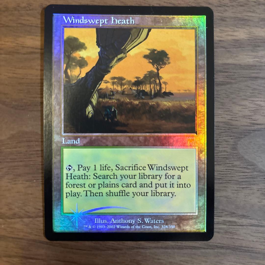 mtg 吹きさらしの荒野　ONS foil