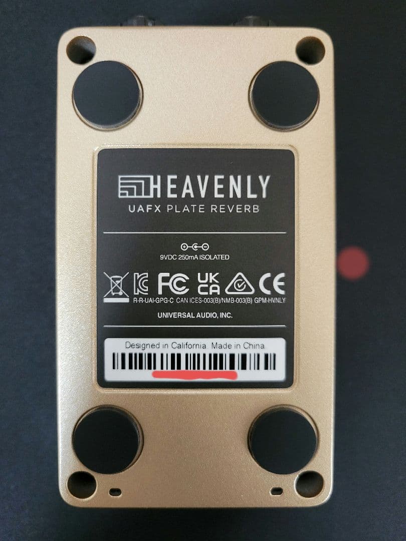 ギター UAFX Heavenly Plate Reverb