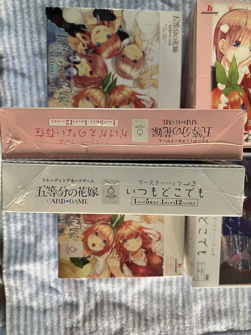 五等分の花嫁　カードゲーム　ボックス　4箱×3シリーズ　初版　まとめ売り