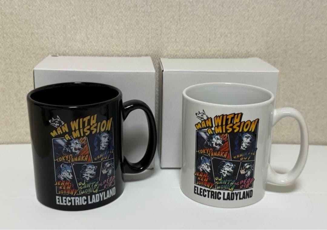 MAN WITH A MISSION スーパーヒーローマグカップ