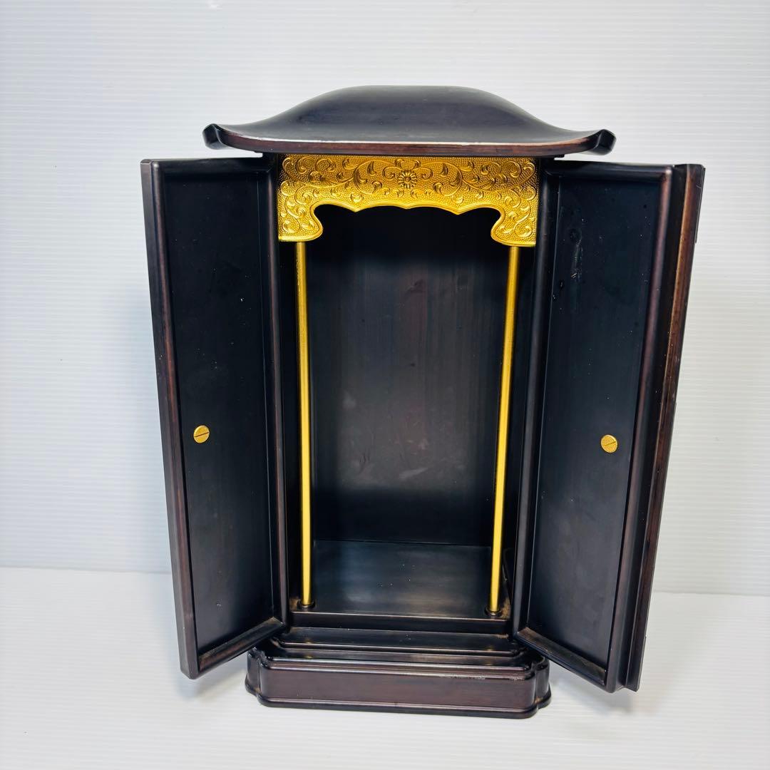 金銅阿弥陀如来立像　仏像　厨子　骨董　アンティーク