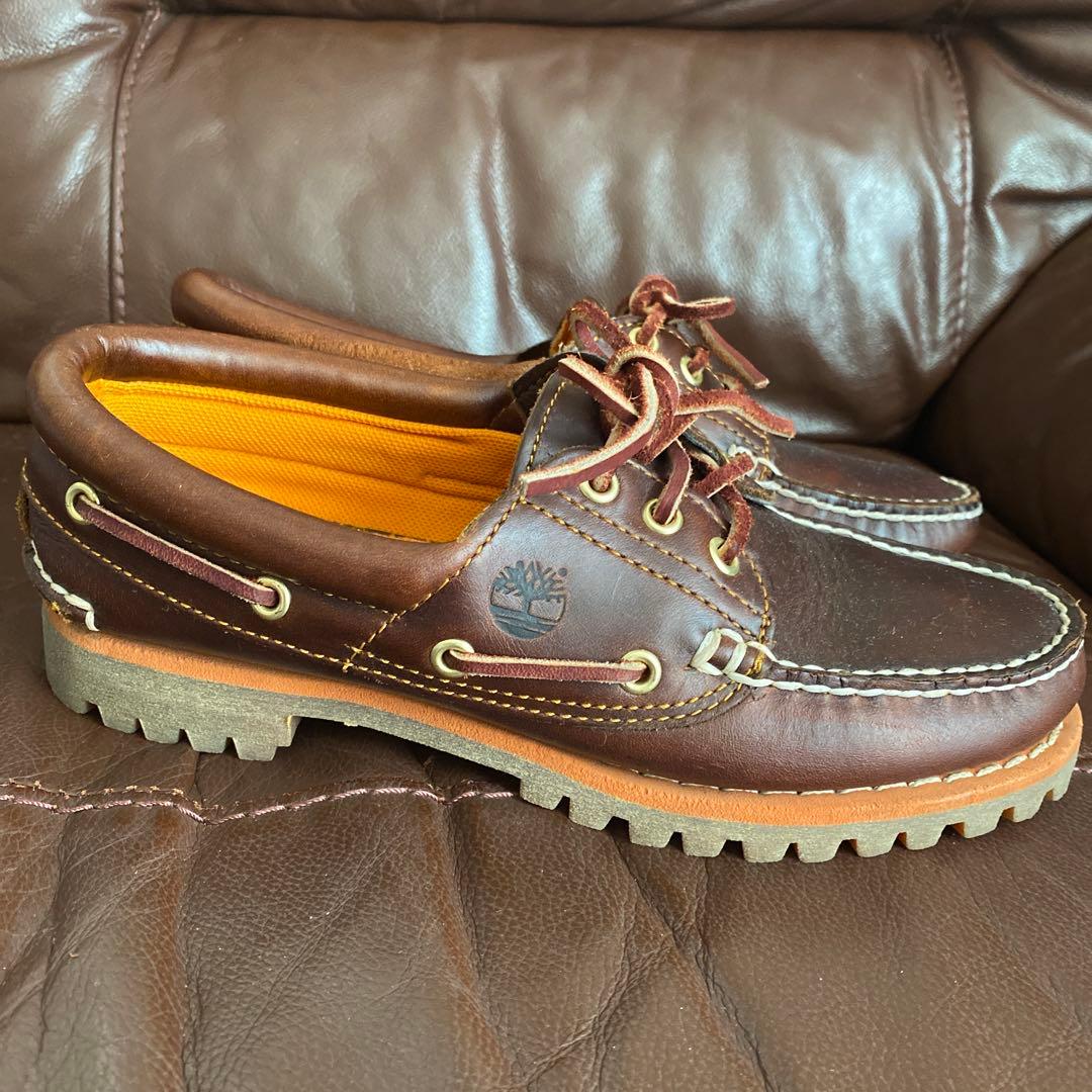 Timberland ブラウンデッキシューズ　　3eye
