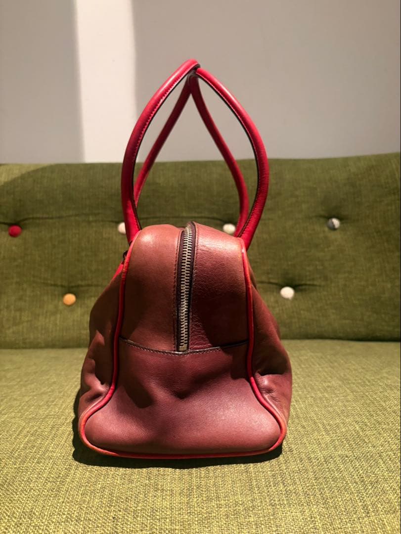 90s miumiu archive レザー ハンドバッグ