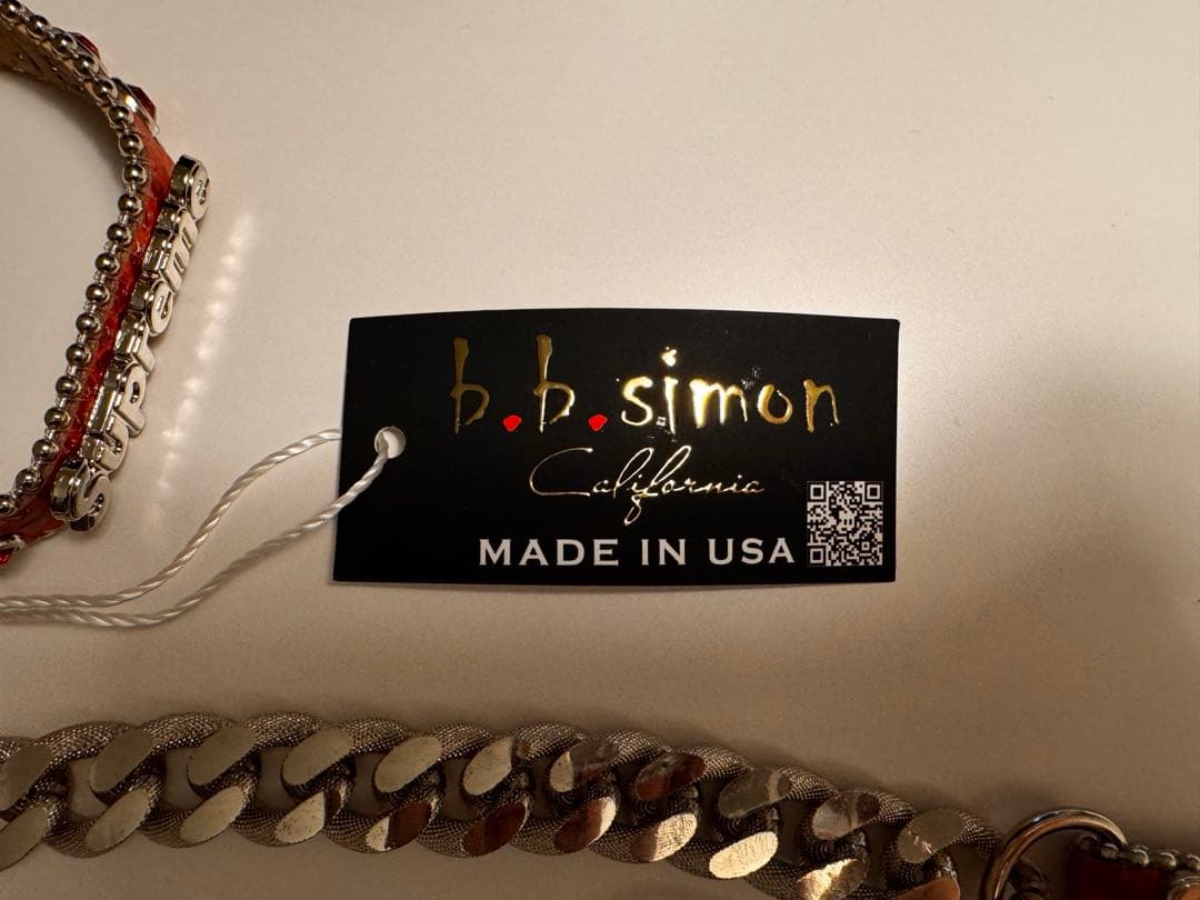 【新品】格安！！シュプリーム　B.Bサイモン　リード、首輪セット