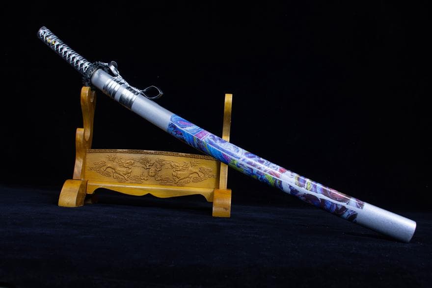 斬龍武士刀-高性能マンガン鋼 日本刀 模造刀 居合刀