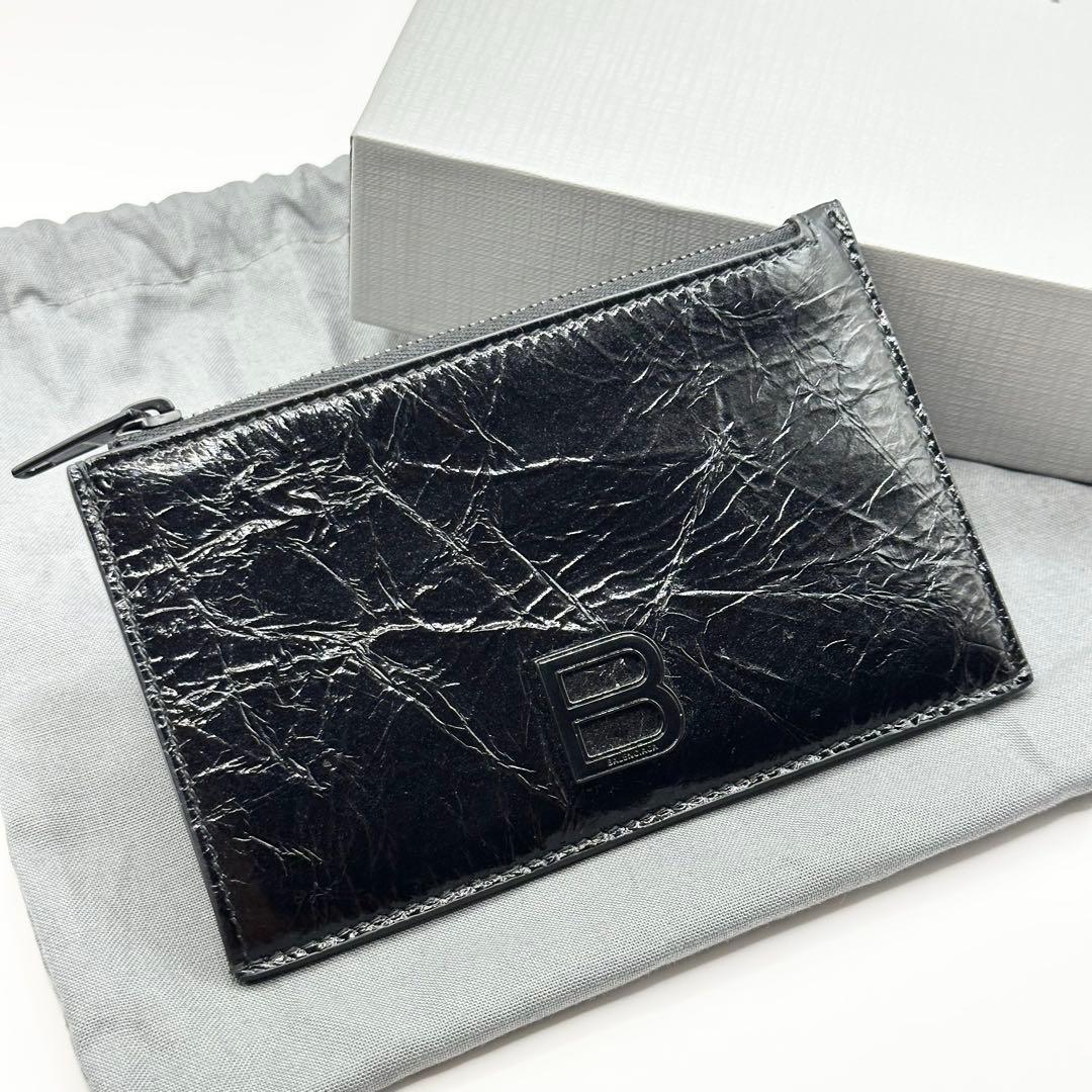 【新品未使用】BALENCIAGA バレンシアガ　フラグメント　財布　レザー