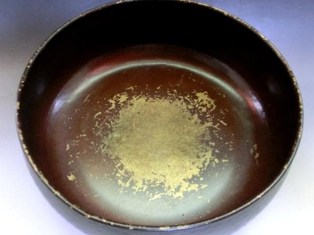 建水■大振り 古銅製 鉋目 平建水 こぼし 茶溢しお茶道具 古道具時代物 骨董■