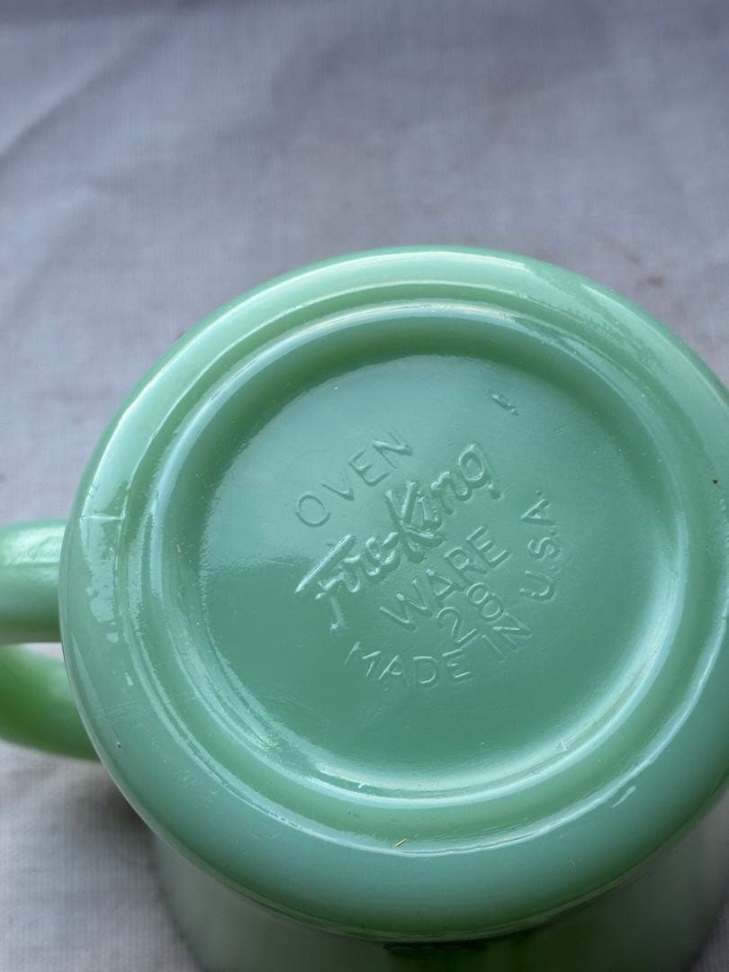 Fire King ファイヤーキング ジェダイ Dハンドル マグ　カップ 美品