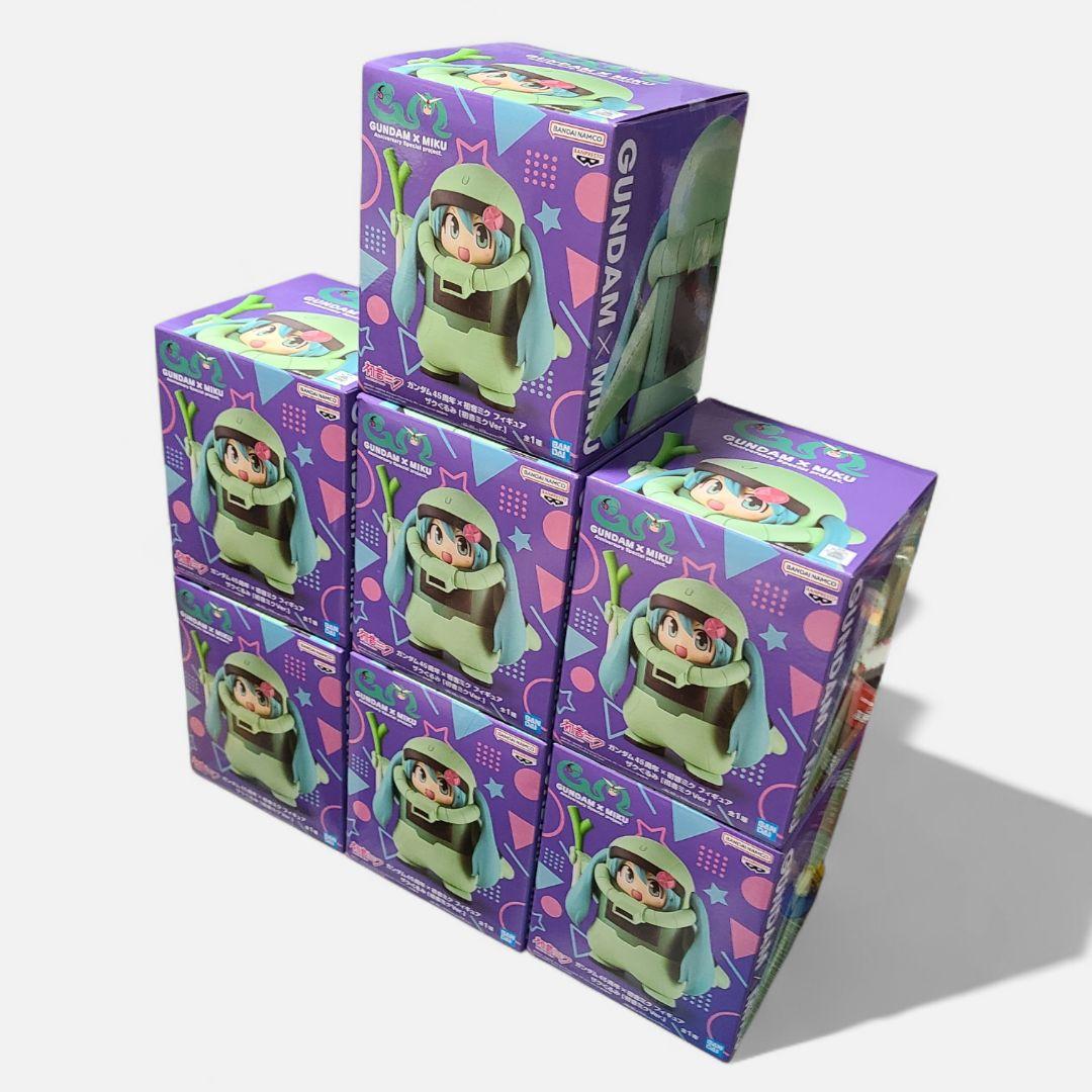 ガンダム45周年×初音ミク フィギュア ザクぐるみ 7個 まとめ売り
