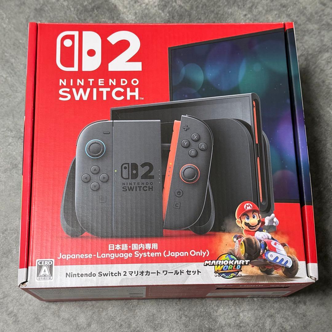 Nintendo Switch2 マリオカートワールド 同梱版 日本語専用 本体