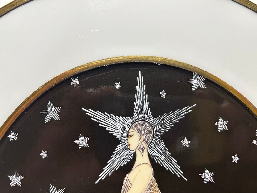 エルテ 『ニューヨーク、ニューヨーク』ファイン チャイナ 1990年 署名入