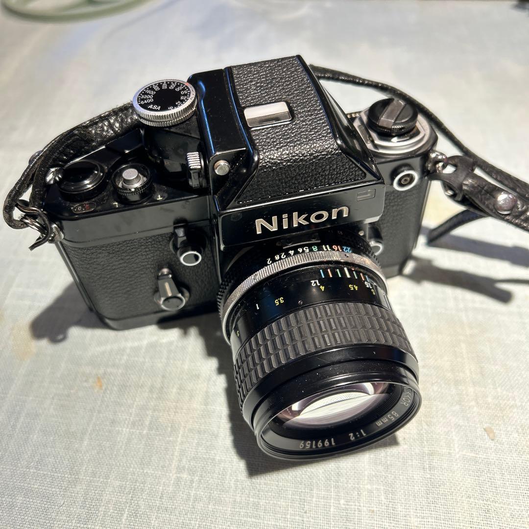 Nikon F2フォトミック 本革ケース付 NIKKOR 58mm f/2
