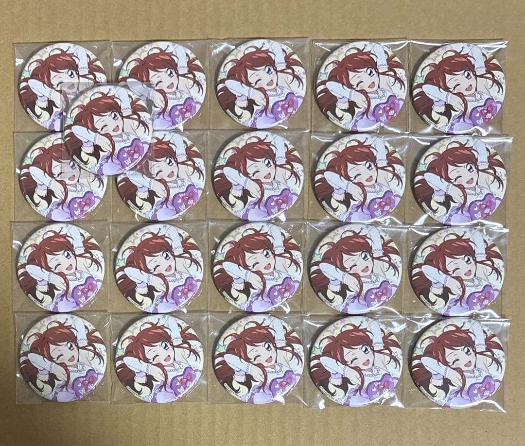 アイカツ　紫吹蘭　メモリアルアンコール　劇場版　缶バッジ　21個　セット