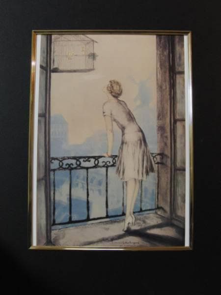 ルイ・イカール限定版・アールデコ・モンマルトル、希少な額装用画集より