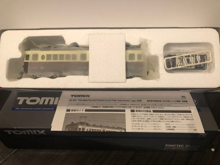 新品未使用品 TOMIX HO-607高松琴平鉄道 3000形 レトロ塗装