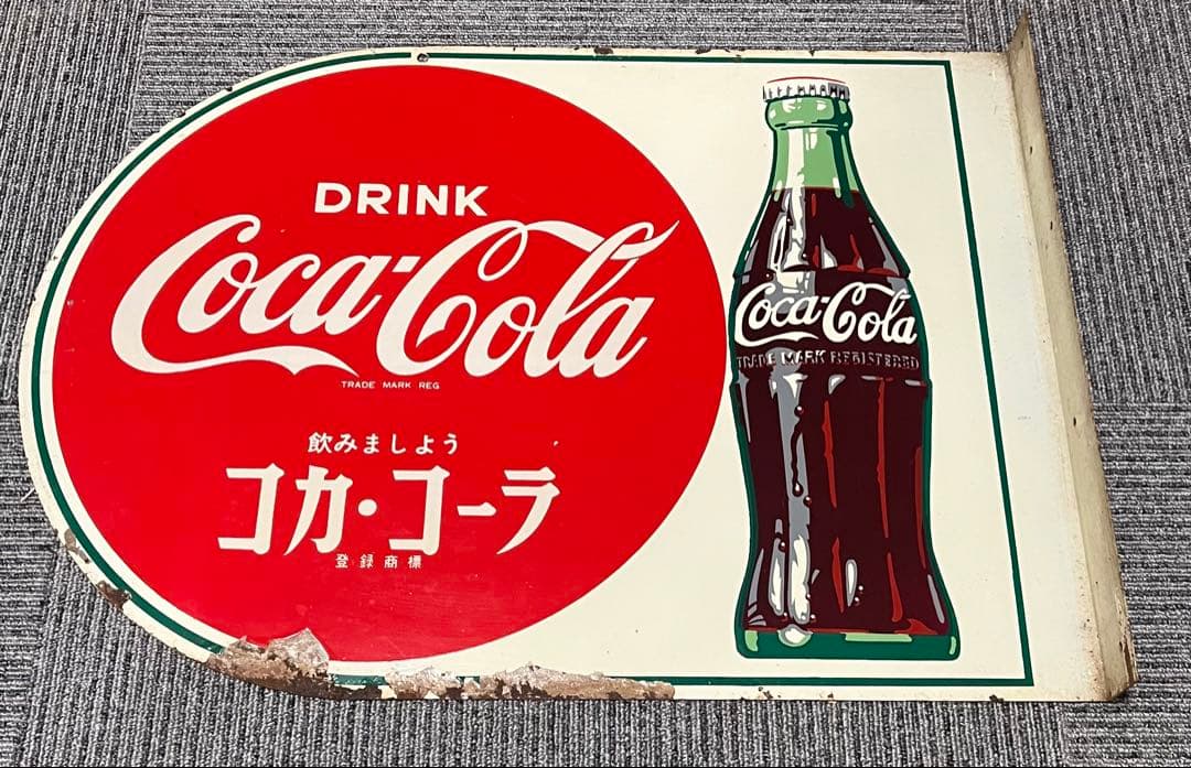 コカコーラ看板　昭和レトロ