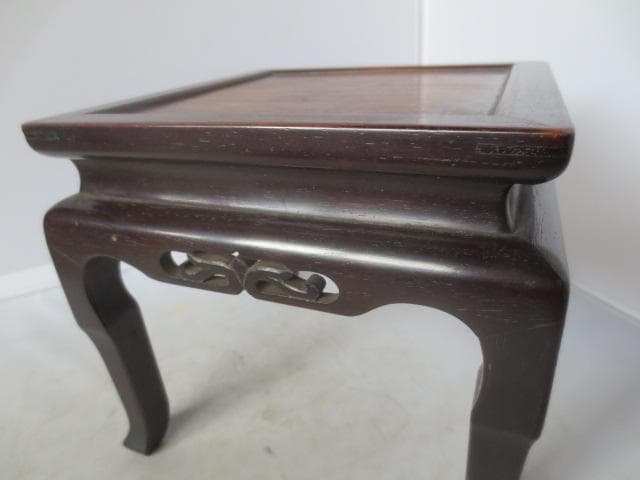 R7/07/2-3　唐木　四方高卓　香炉台　高卓　花台