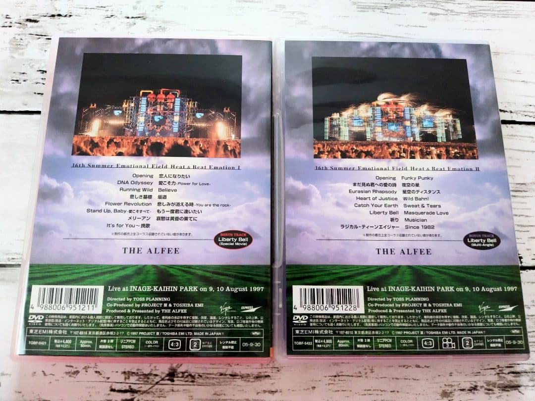 【DVD】THE ALFEE 1997 Emotional Field