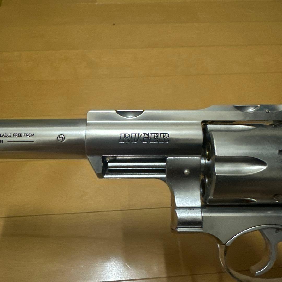 SUPER REDHAWK 44MAGNUMエアガン シルバー/ブラック　18才