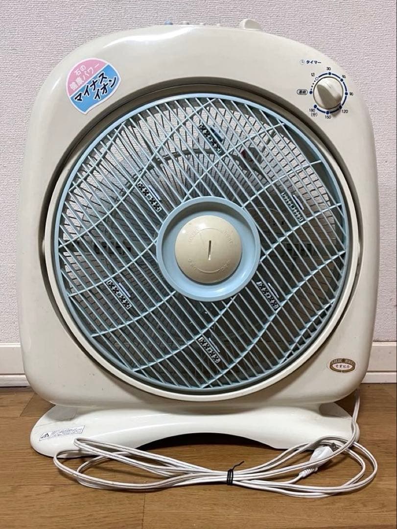 新林の滝 マイナスイオン発生 扇風機 NW-38T タイマー付き