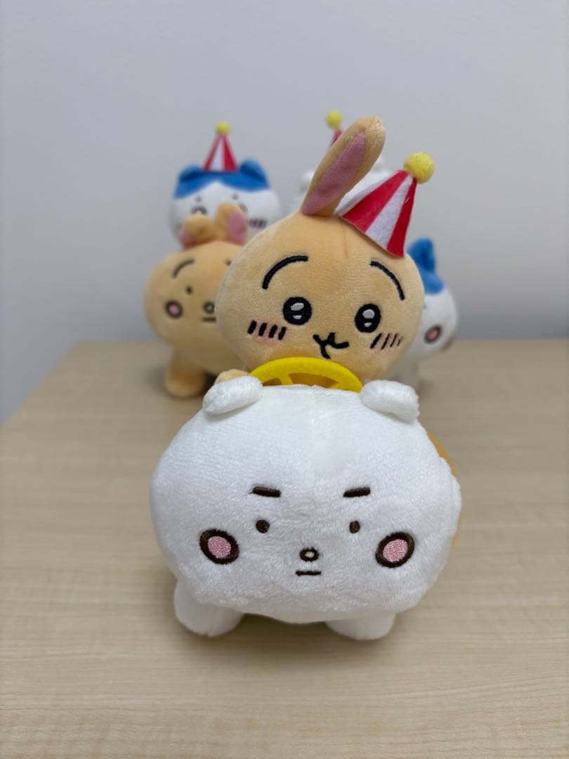 ちいかわ　ちいかわらんど　ぴーぽぽぬいぐるみ　3体セット