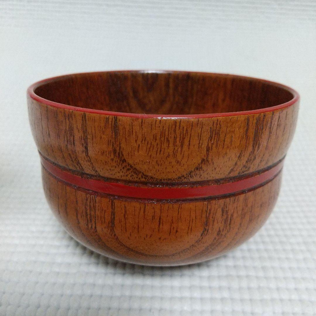 手に馴染む♪ひさご型の 特選 汁椀揃 うるし塗装 5客