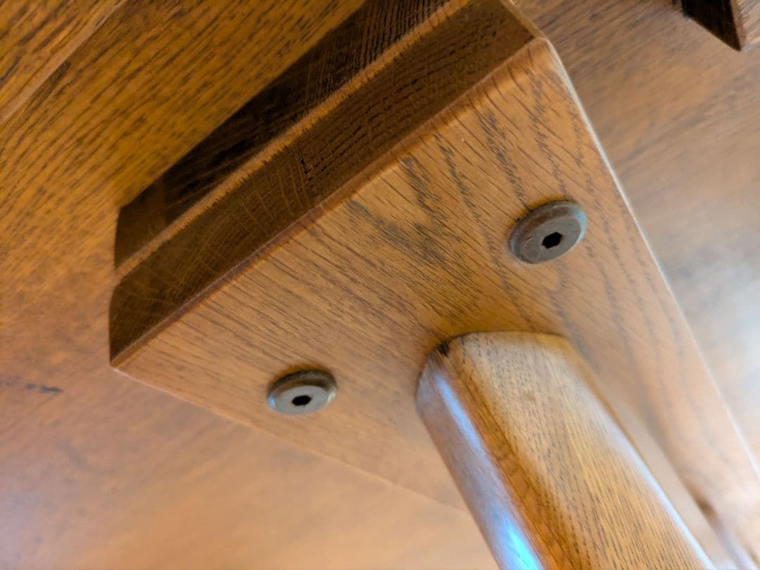 美品　旧大塚家具 木製オーバルダイニングテーブル 165×90×70 cm