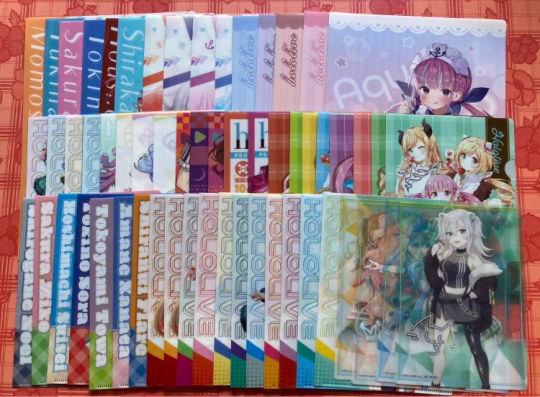 ホロライブ クリアファイル クリアポスター 58点