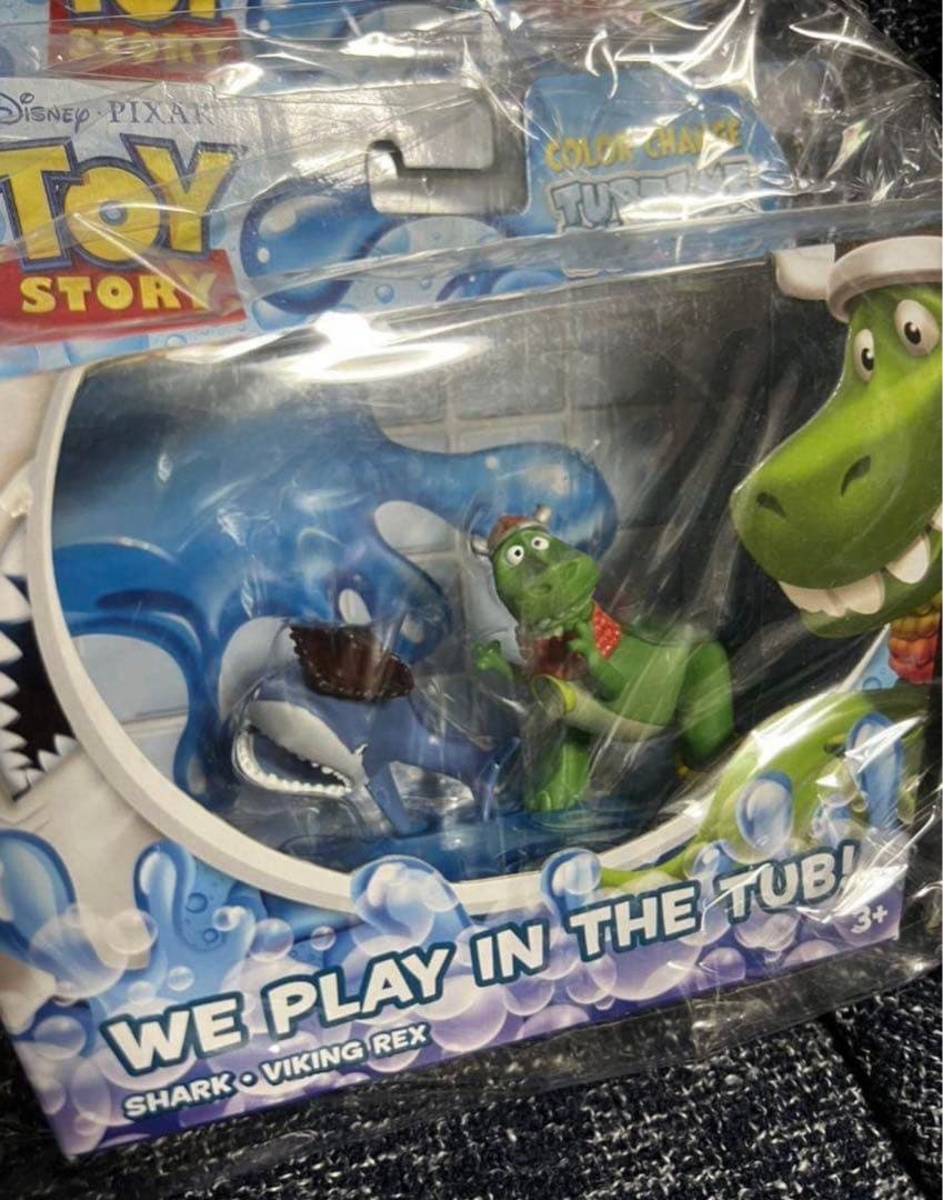 トイストーリー　パーティーザウルスレックス　レックスはお風呂の王様　フィギュア
