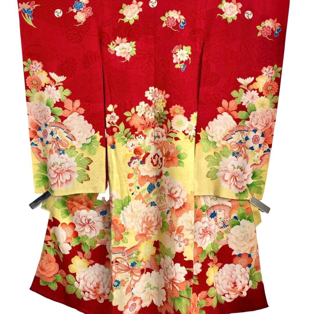 ★レトロ　アンティーク　女の子　子供着物　七五三　3歳　大正ロマン　NO24