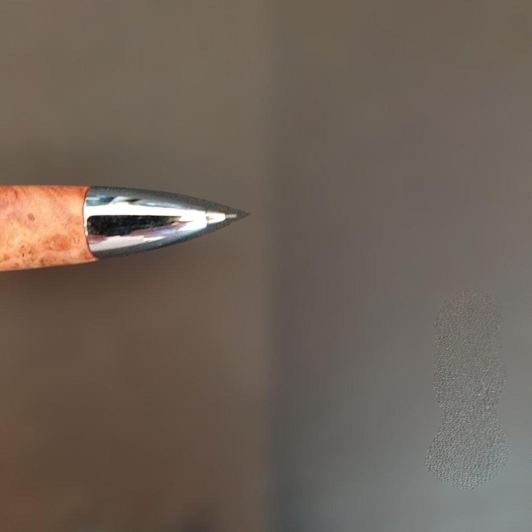 富士瘤クラフト 花梨紅白(アンボイナバール) シャープペン